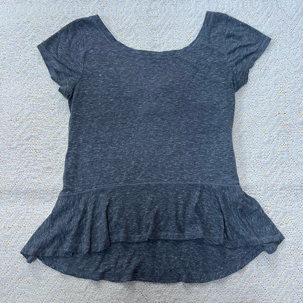 Abercrombie Hi-Lo Peplum T-shirt